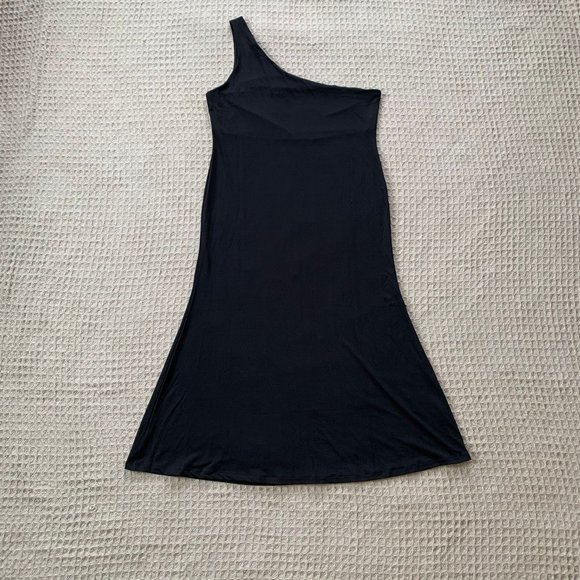 Black H&M One Shoulder Dress - Picture 3 of 7